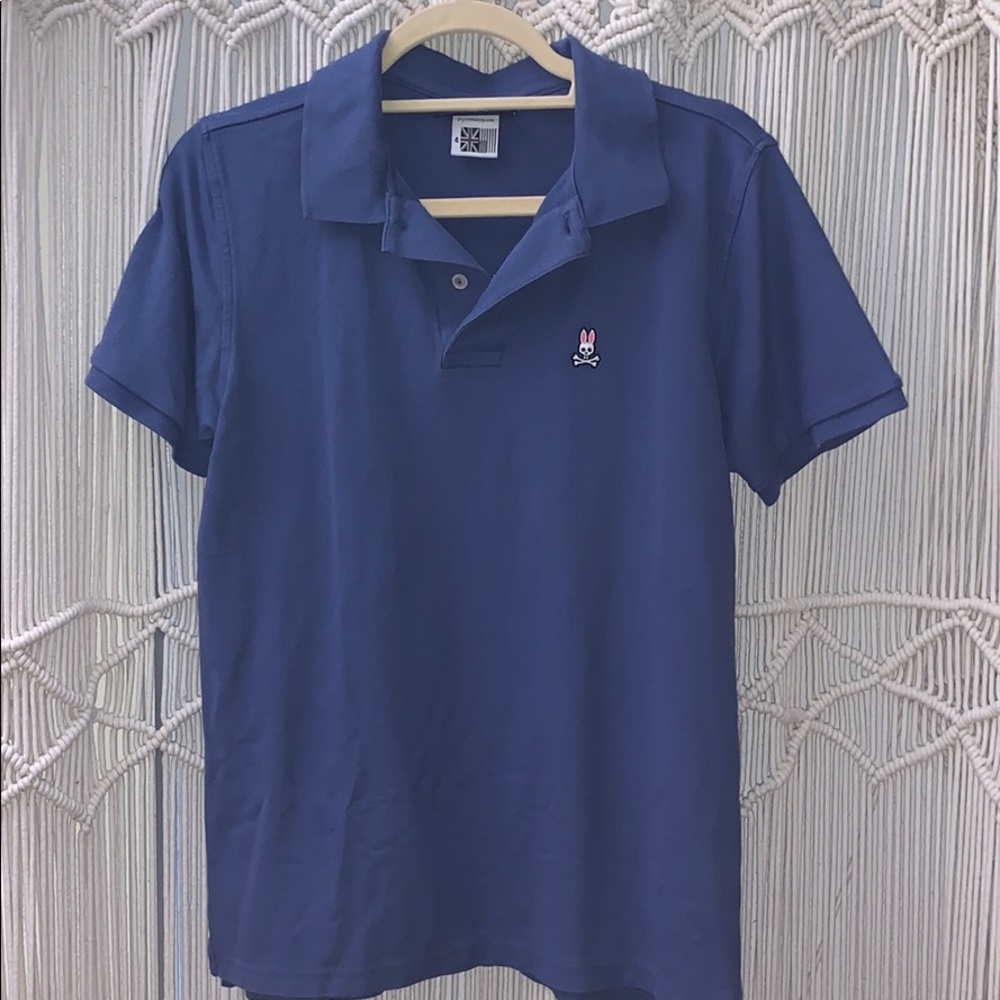 royal blue Psycho Bunny Polo Shirt